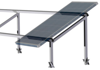 Structure mono solar panel